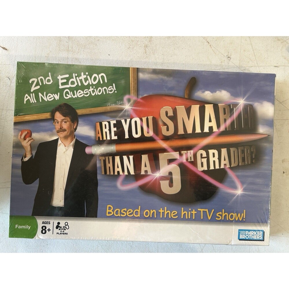 Are You Smarter Than a 5th Grader? – 2nd Edition Board Game New Sealed
